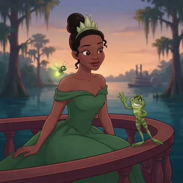 Tiana y el sapo