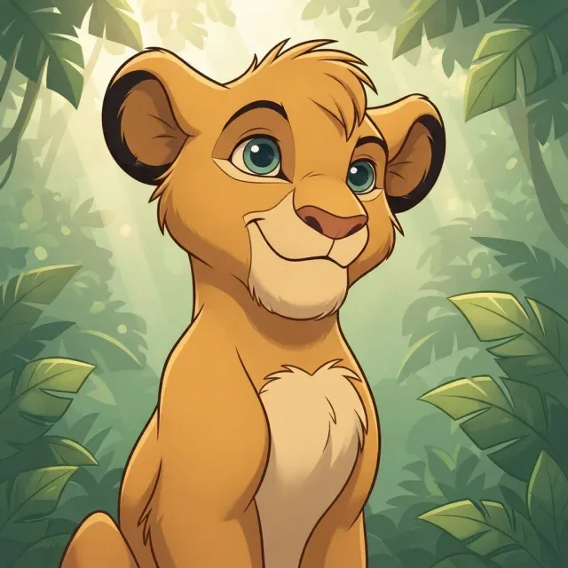 El rey león para colorear