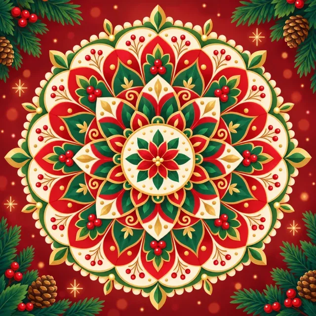Mandala Navidad
