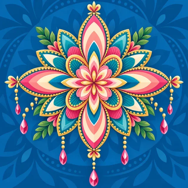 Blomster mandala