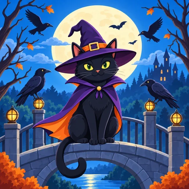 Gato Halloween