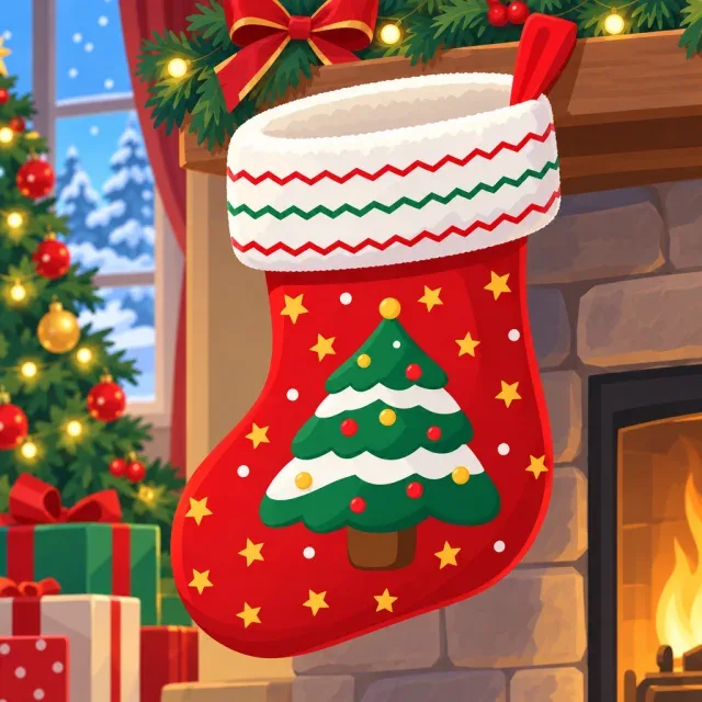 Calcetín navideño