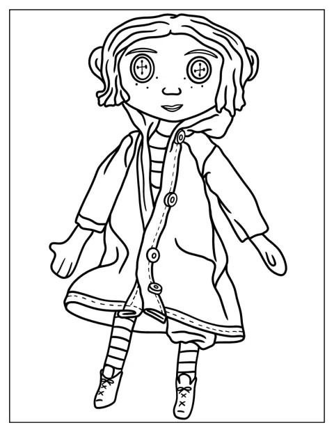 Other Coraline Coloring Page For Kids