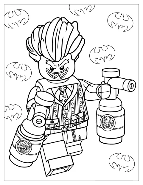 Lego Joker provoacă necazuri în oraș.