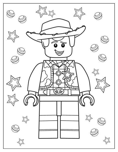 Lego Woody seriffként jelenik meg.