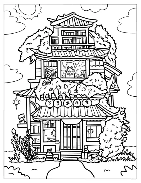 Uma casa japonesa de campo apresenta detalhes encantadores e um ambiente acolhedor.