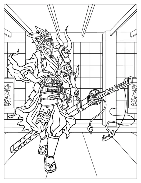 Samurai Genji esiintyy ninjataistelijana.