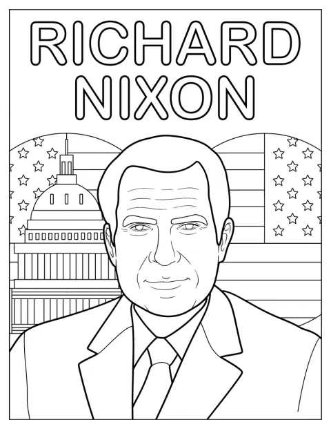 リチャード・ニクソン大統領の肖像が描かれています。