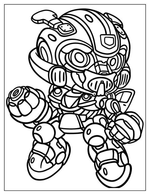 Bumblebee cuki, chibi stílusú robotként jelenik meg.