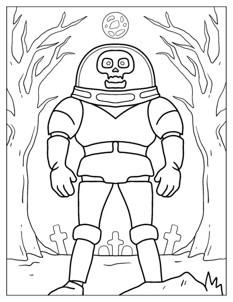 Ein Monster aus Scooby-Doo tritt in Erscheinung.