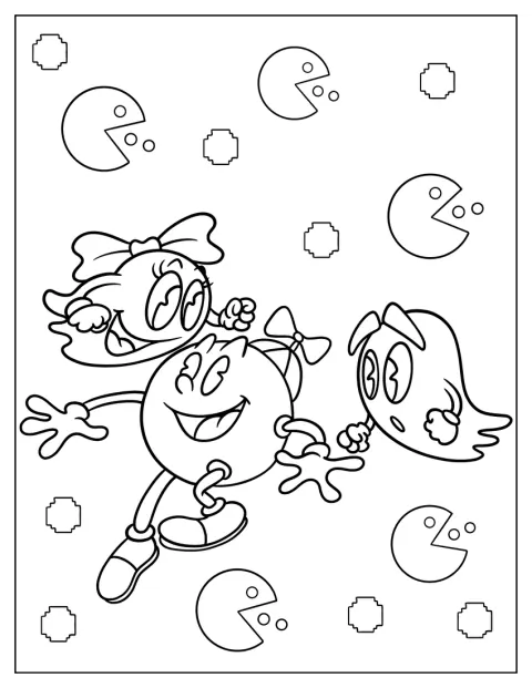 Blinky y Clyde van tras Pac-Man.