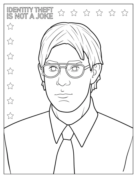 Jim Halpert naśladuje Dwighta w biurze Dunder Mifflin.
