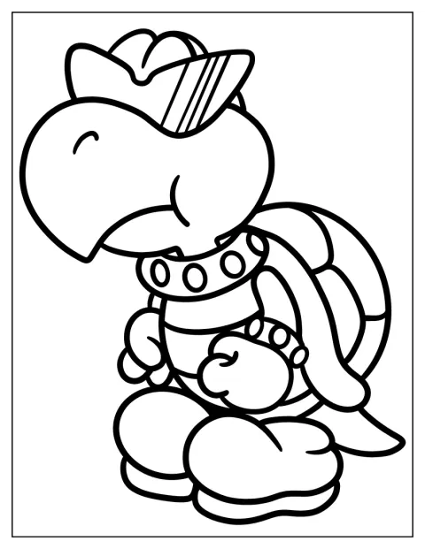Koopa Troopa ser fræk ud med solbriller på.