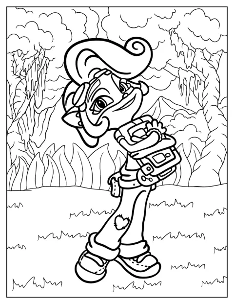 Ein Buch im Arm, umarmt Coco Bandicoot es fröhlich.