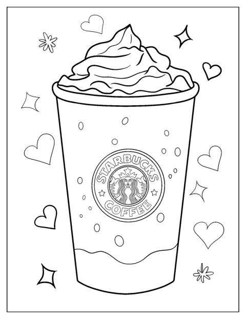 O băutură Starbucks cu ciocolată caldă este acoperită cu frișcă.