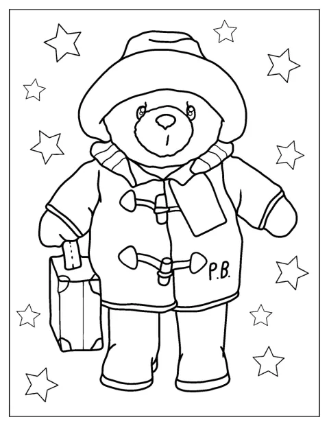Paddington-nalle seisoo yksin.