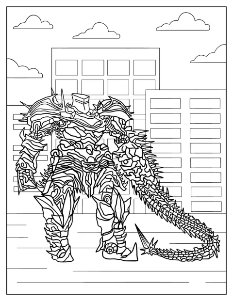 Scorn z filmu Transformers: Zánik je zobrazený jako robot.