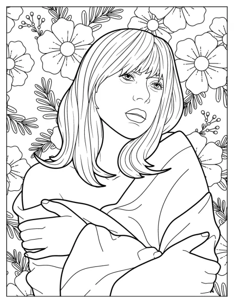 Billie Eilish aparece en la portada de su álbum Happier Than Ever.