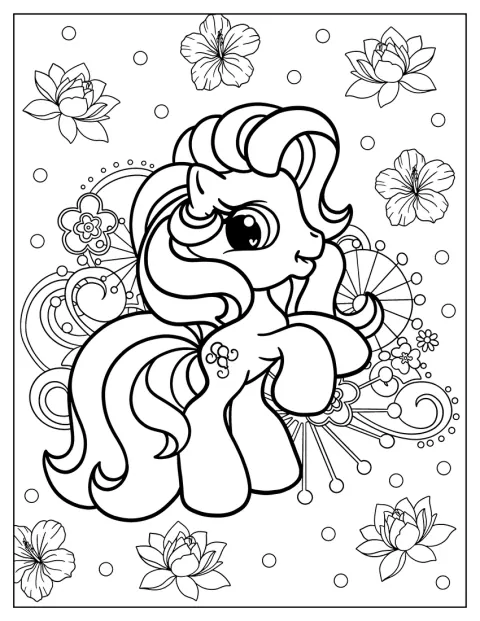 Pinkie Pie poseeraa tyylikkäässä asennossa.