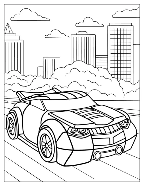 Bumblebee aparece transformado en coche.