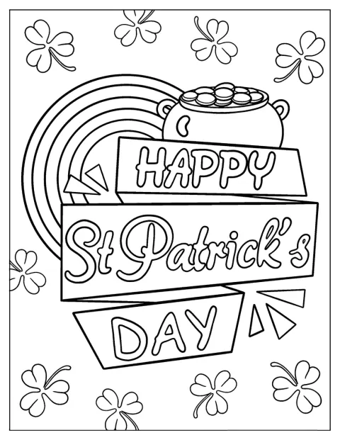 A mensagem «Feliz Dia de São Patrício» celebra esta festividade.