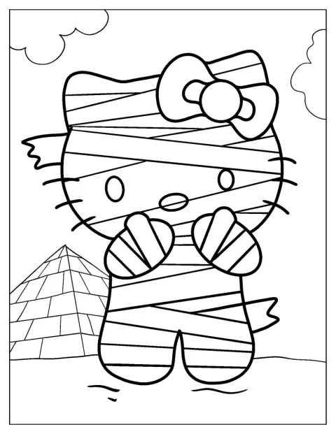 Hello Kitty este înfățișată în rolul de mămică.