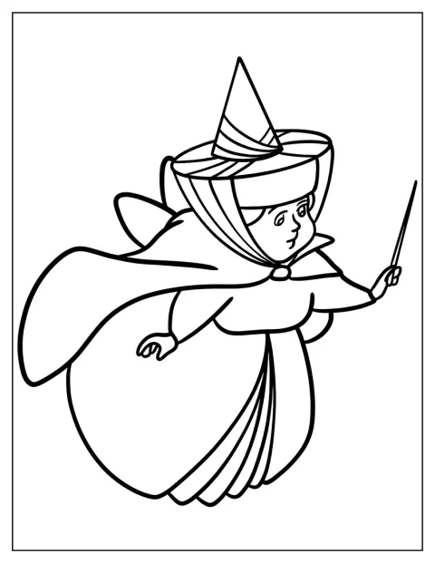 妖精のメリーウェザーが描かれています。