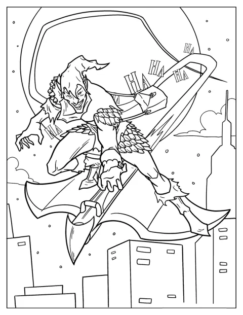 Green Goblin står ensam i en teckning från Marvel Comics.
