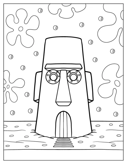 Dom Skalmara ma kształt posągu moai.