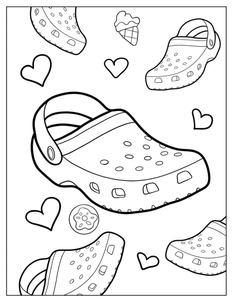 Dětské boty Crocs mají jednoduchý tvar a pásek přes patu.