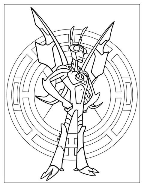 Stinkfly si posa davanti all’Omnitrix.