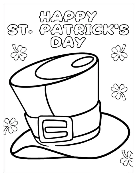 Un message festif célèbre la Saint-Patrick.
