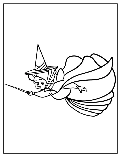 Die gute Fee Fauna ist als Figur dargestellt.