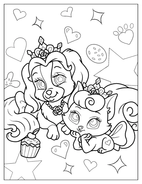 Berry aparece junto a una taza de té de estilo kawaii.