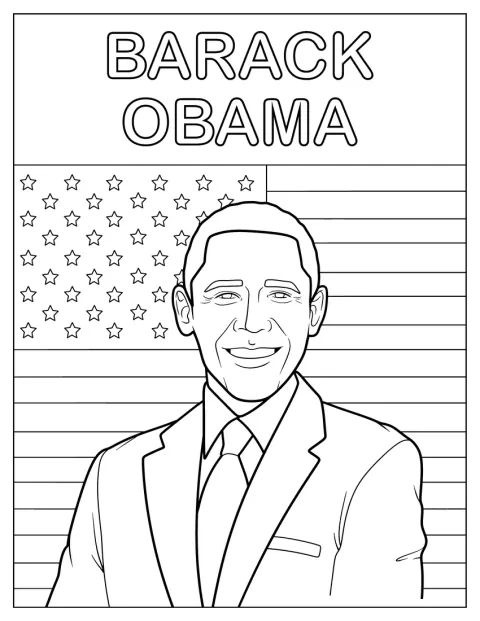 Barack Obama ist in einem Porträt als US-Präsident zu sehen.