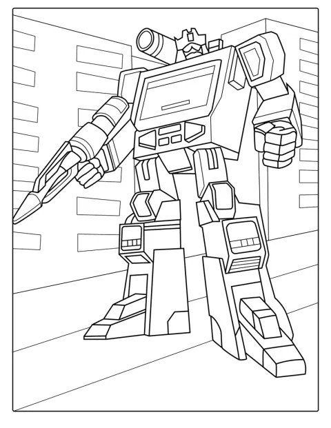 Soundwave, a Transformers robotja, a képen látható.