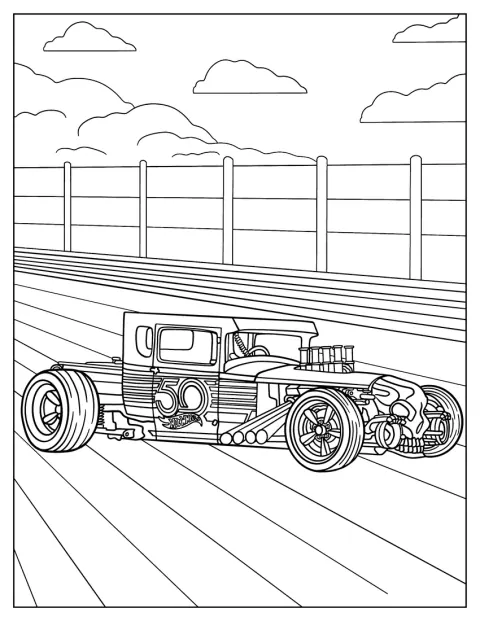 Bone Shaker er avbildet som en Hot Wheels-bil.