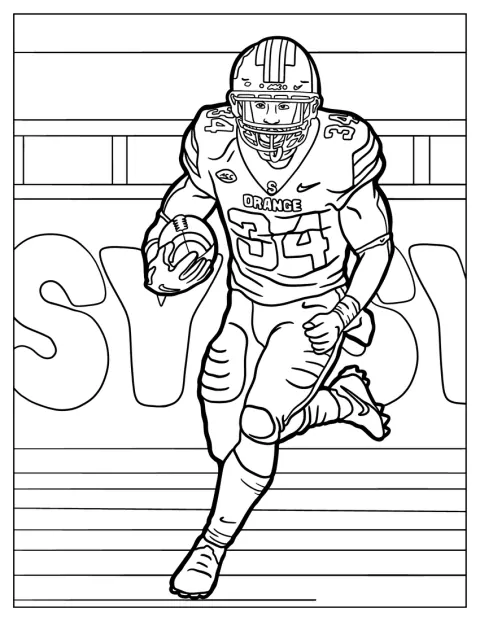 En quarterback står klar til næste spil.