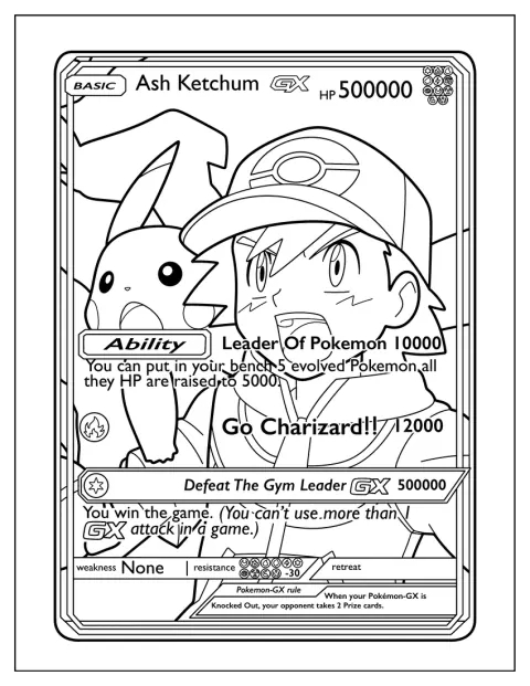 Ash Ketchum esiintyy Pokémon-kortissa.