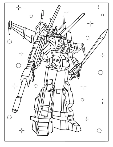 Jetfire Transformer Coloring Page