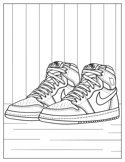Jordan 1 Retro High -tennarit näkyvät kuvassa sivulta.