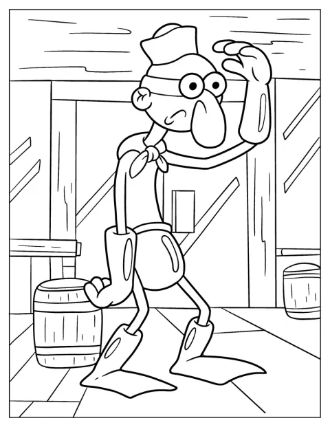 Chico Percebe posa con su uniforme de superhéroe.