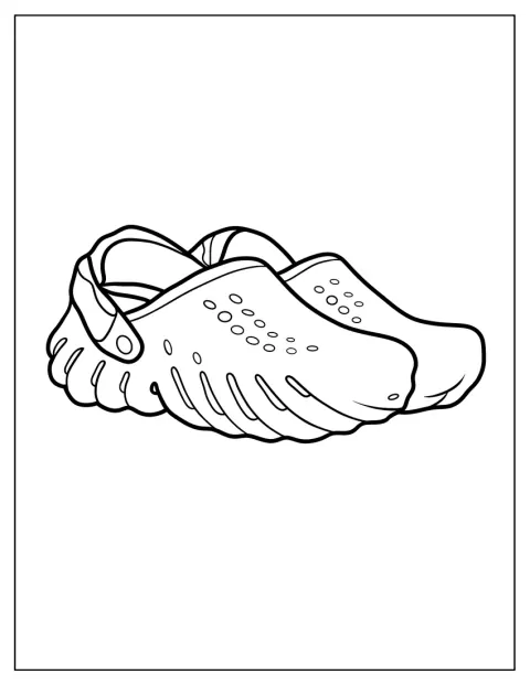 Un par de zuecos Crocs Echo muestra su diseño robusto y perforado.