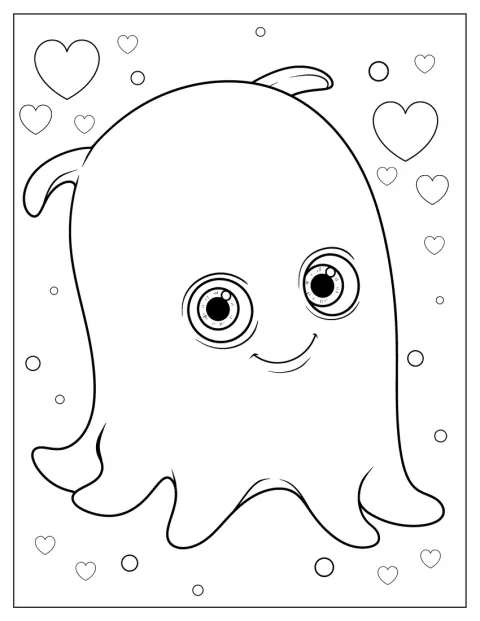 Pearl, a jovem polvo de À Procura de Nemo, aparece sorridente.
