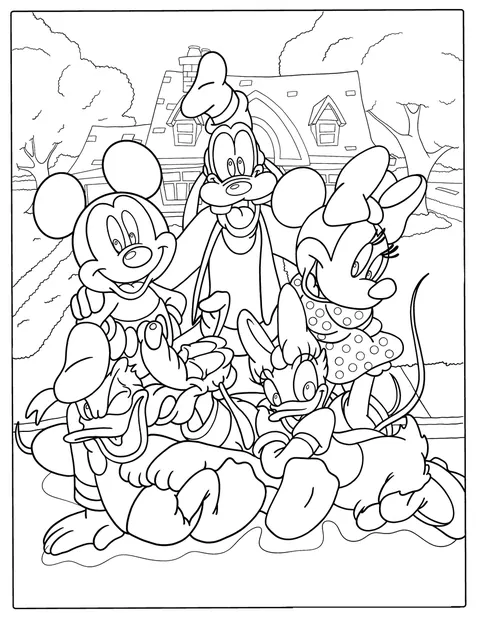 Mickey Mouse se setkává se svými přáteli.