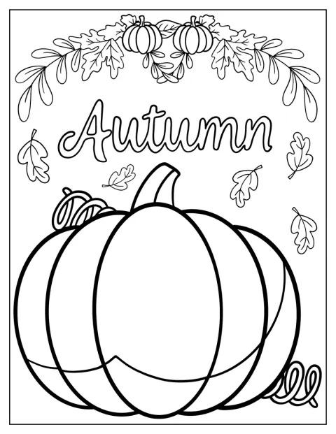 Coloring Page Of Giant Pumpkin