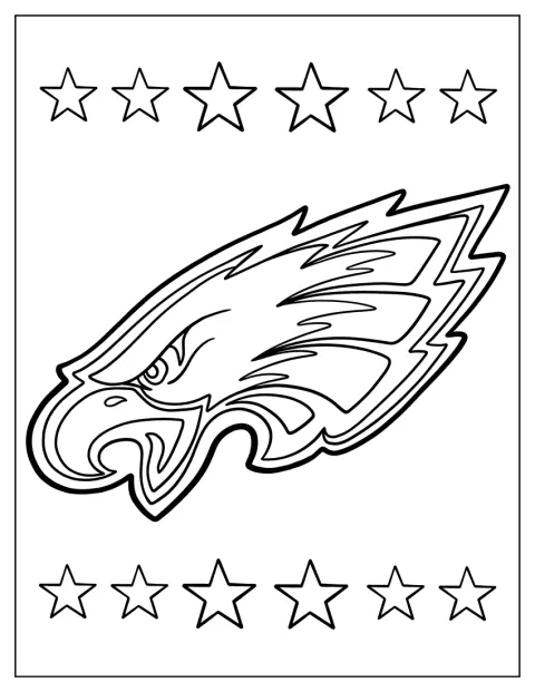 Philadelphia Eaglesin NFL-logo näkyy kuvassa.