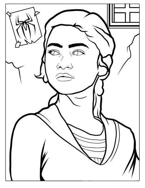 MJ “Michelle” Coloring Page