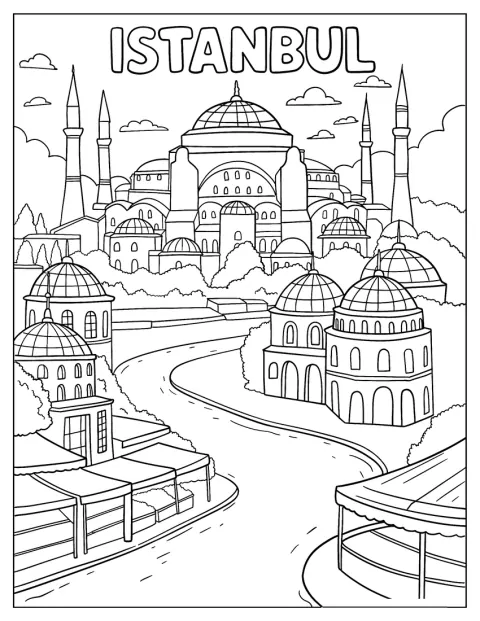 Moschee e palazzi dall’architettura ottomana caratterizzano il panorama di Istanbul.