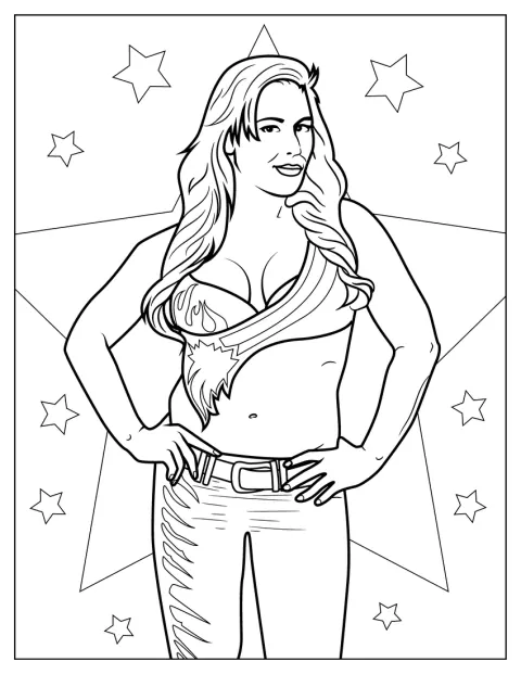 Charlotte Flair står redo som brottare i WWE.